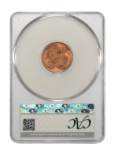 CAC Grading Coin Reverse
