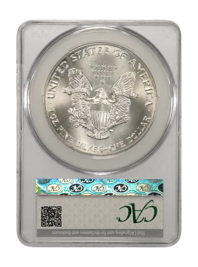 CAC Grading Coin Reverse