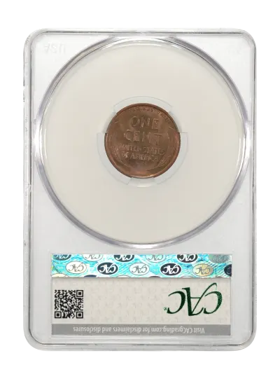 CAC Grading Coin Reverse