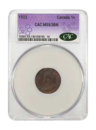 CAC Grading Coin Obverse