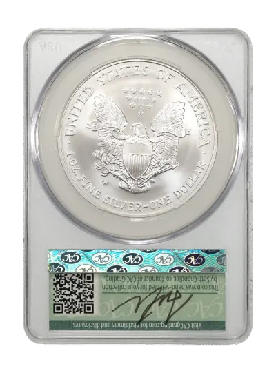 CAC Grading Coin Reverse