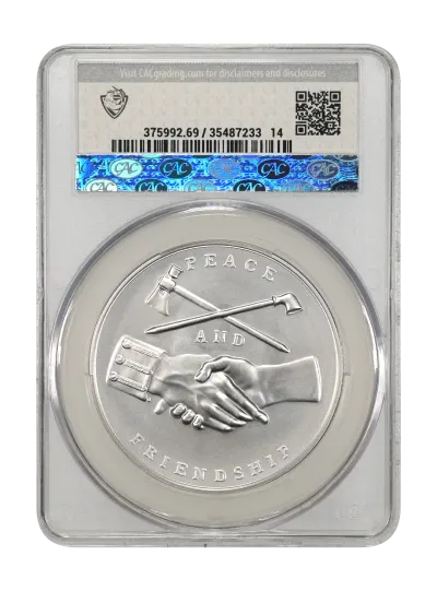CAC Grading Coin Reverse