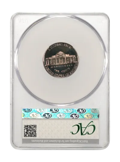 CAC Grading Coin Reverse
