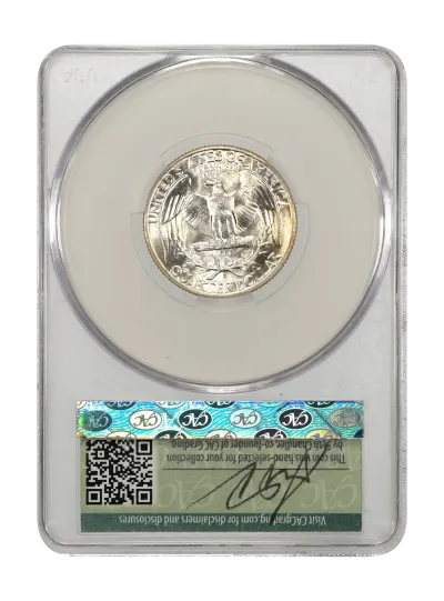 CAC Grading Coin Reverse
