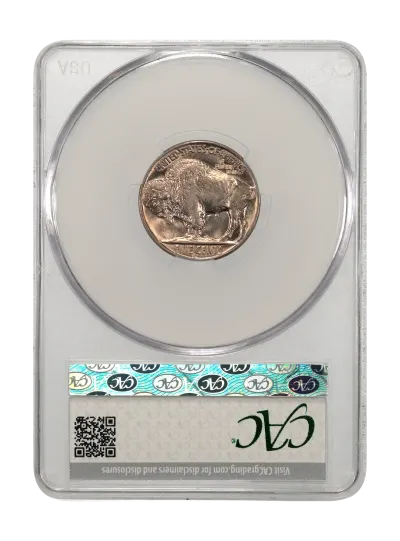 CAC Grading Coin Reverse