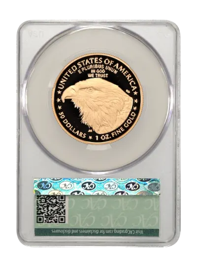 CAC Grading Coin Reverse