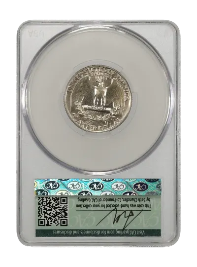 CAC Grading Coin Reverse