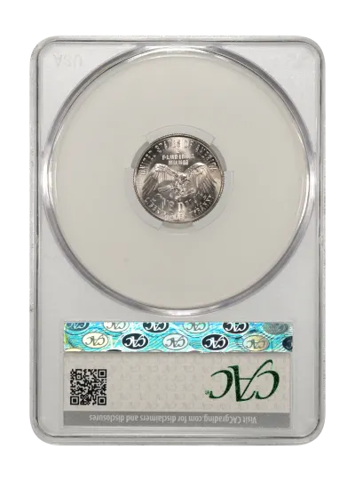 CAC Grading Coin Reverse