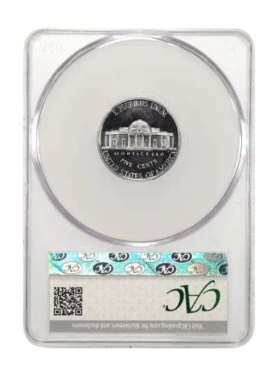 CAC Grading Coin Reverse