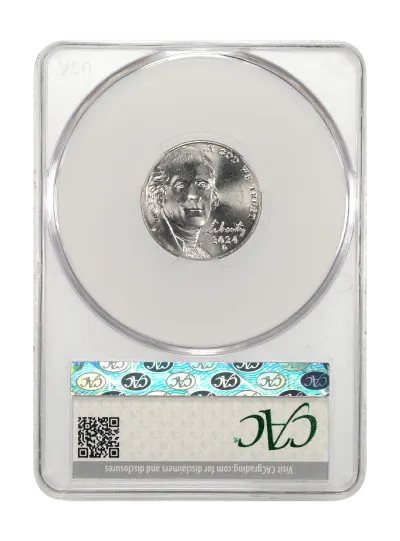 CAC Grading Coin Reverse