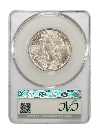 CAC Grading Coin Reverse