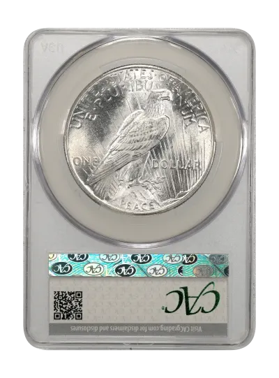 CAC Grading Coin Reverse
