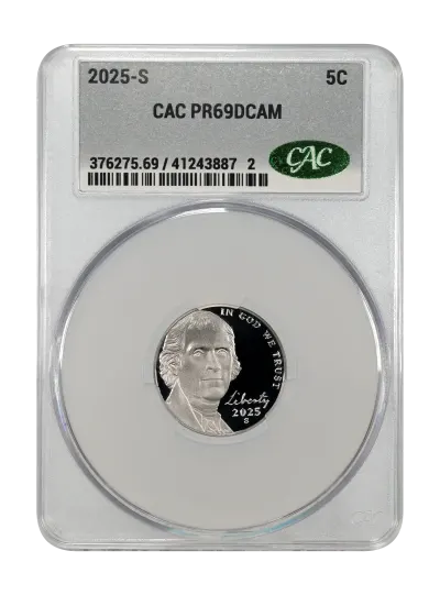 CAC Grading Coin Obverse