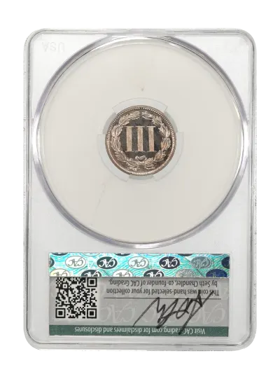 CAC Grading Coin Reverse