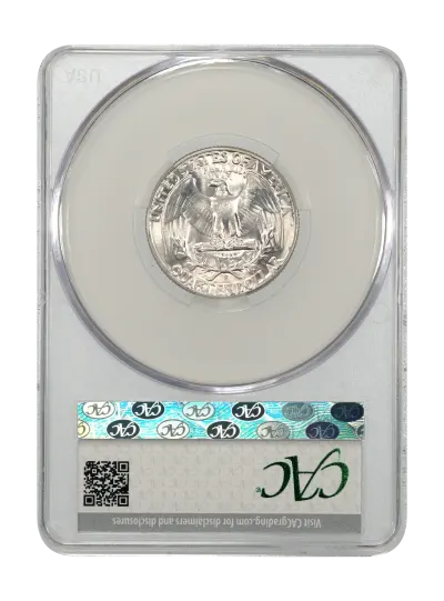 CAC Grading Coin Reverse