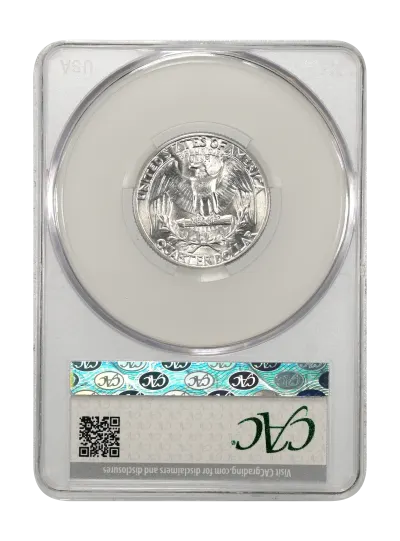 CAC Grading Coin Reverse