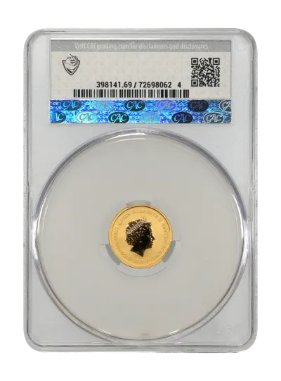 CAC Grading Coin Reverse