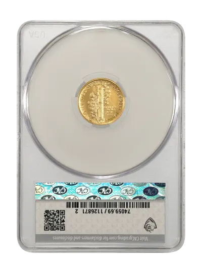 CAC Grading Coin Reverse