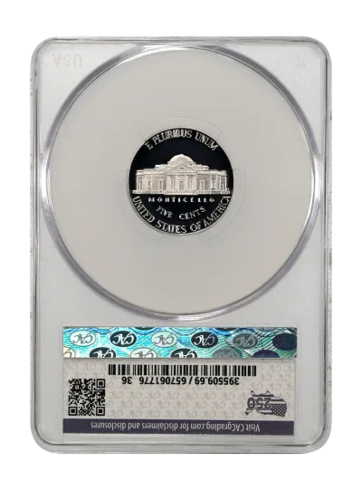 CAC Grading Coin Reverse