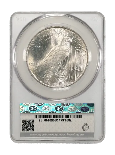 CAC Grading Coin Reverse