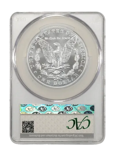 CAC Grading Coin Reverse