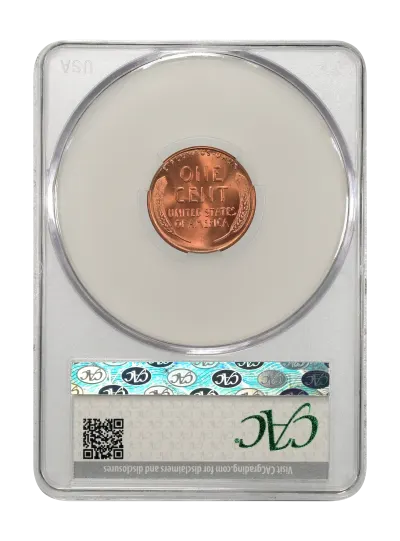 CAC Grading Coin Reverse