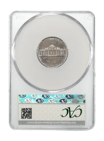 CAC Grading Coin Reverse