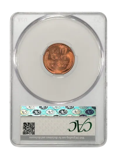 CAC Grading Coin Reverse