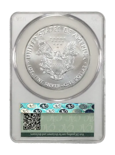 CAC Grading Coin Reverse