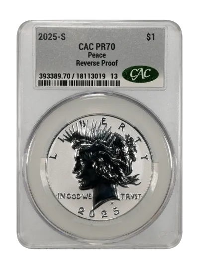 CAC Grading Coin Obverse
