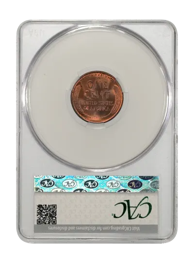 CAC Grading Coin Reverse