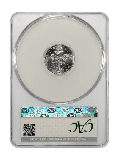 CAC Grading Coin Reverse