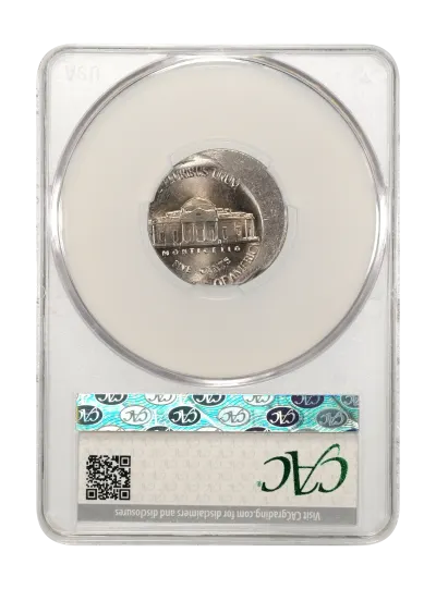 CAC Grading Coin Reverse