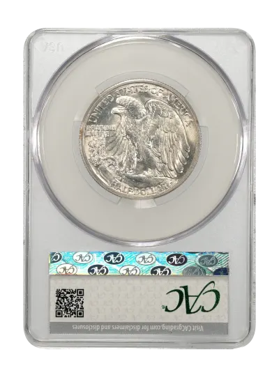 CAC Grading Coin Reverse