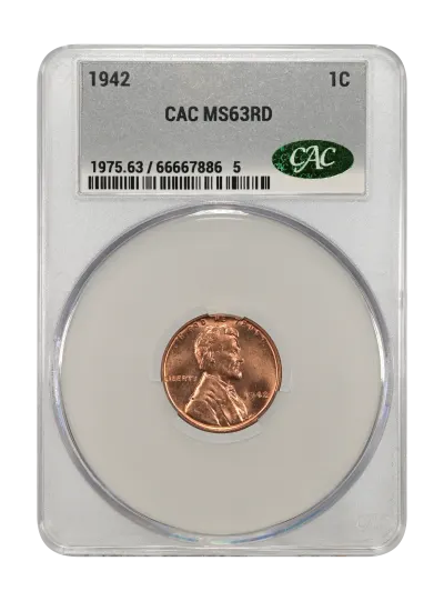 CAC Grading Coin Obverse