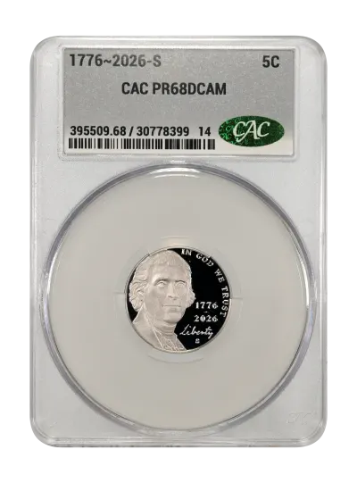 CAC Grading Coin Obverse
