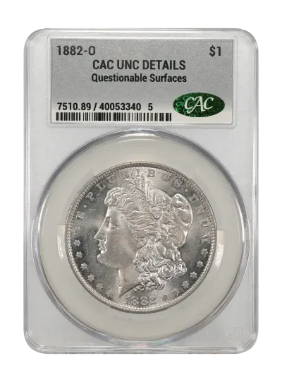 CAC Grading Coin Obverse