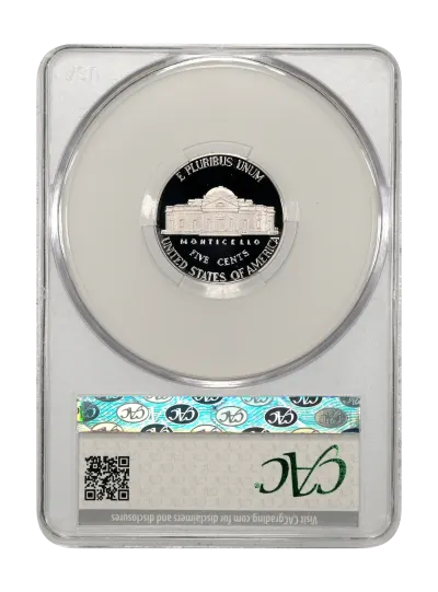 CAC Grading Coin Reverse