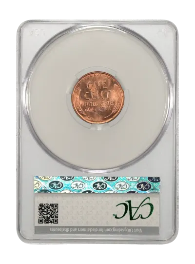 CAC Grading Coin Reverse