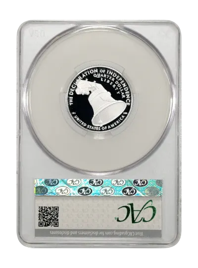 CAC Grading Coin Reverse