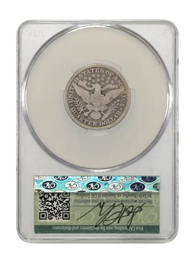 CAC Grading Coin Reverse