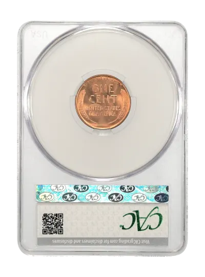 CAC Grading Coin Reverse