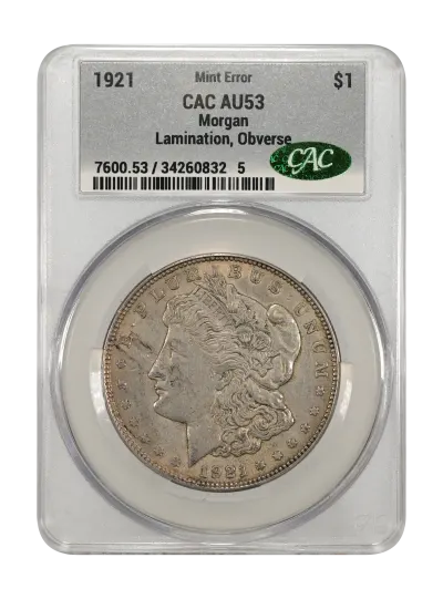 CAC Grading Coin Obverse