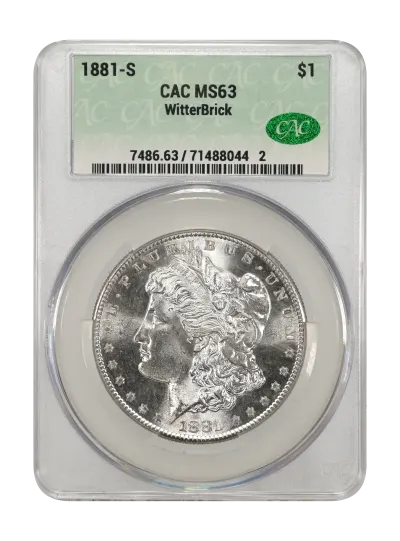 CAC Grading Coin Obverse