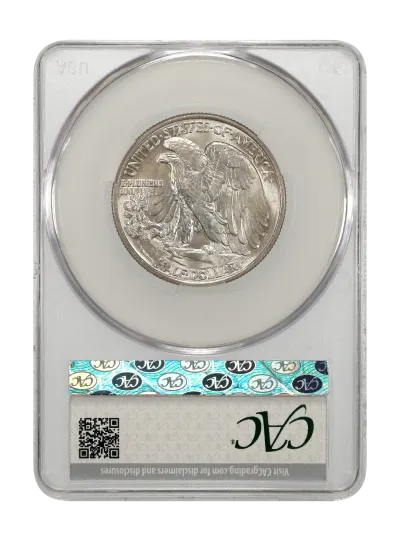 CAC Grading Coin Reverse