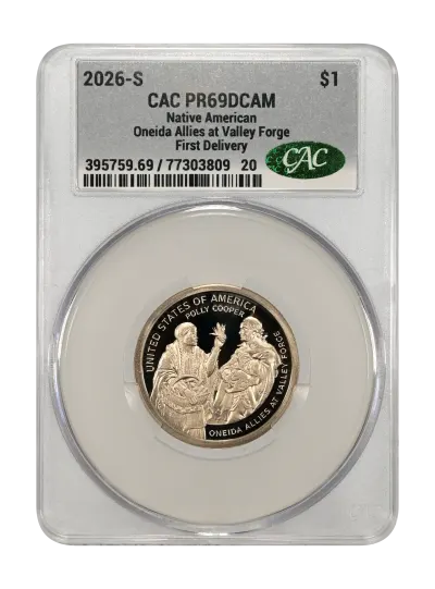 CAC Grading Coin Obverse