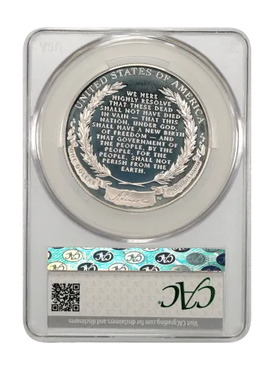 CAC Grading Coin Reverse