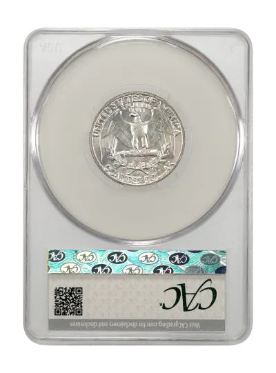 CAC Grading Coin Reverse