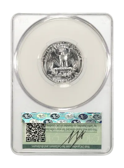 CAC Grading Coin Reverse
