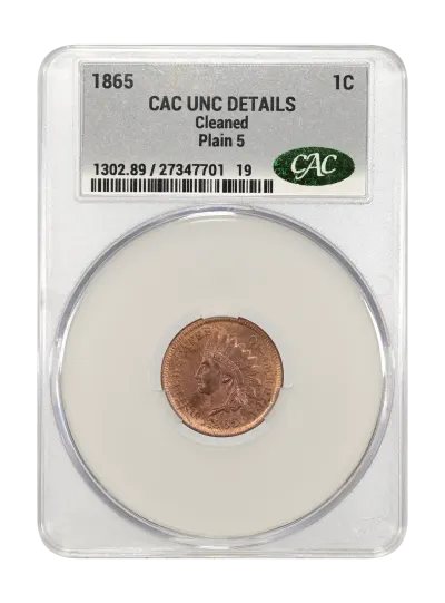 CAC Grading Coin Obverse